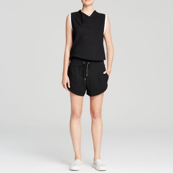 Helmut Lang Pants - Helmut Lang Torsion Short Romper